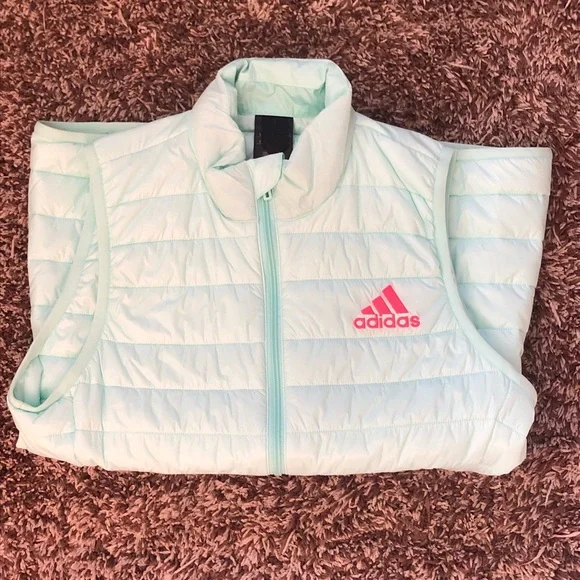 Adidas Mint Green Puffy Tennis Vest (US Women’s Size S) - Picture 5 of 7